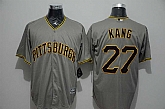 Pittsburgh Pirates #27 Jung-ho Kang Gray New Cool Base Stitched MLB Jersey,baseball caps,new era cap wholesale,wholesale hats